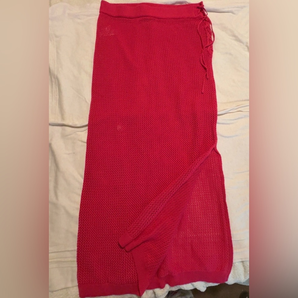 Forever 21 Bold Pink Knit Skirt